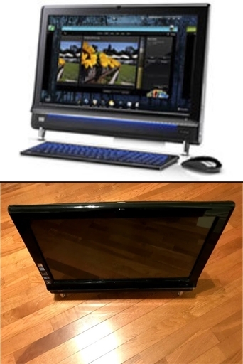 中古美品★TouchSmart 600PC 600-1330jp★Corei3 370M/2.4G 4GB 750GB 23インチ Win10