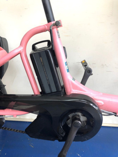 ヤマハ　パスキッスミニ　20インチ 3人乗り　8.7ah デジタル　ピンク　電動自転車　電動アシスト