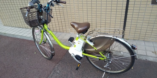 5/28一時受付停止します。【値段相談可】パナソニック・16Ah電動アシスト自転車 ビビ・DX BE-ELD633G 26インチ　ジャンク品扱い