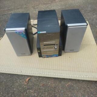 CD .MD.カセット 対応のでデッキ