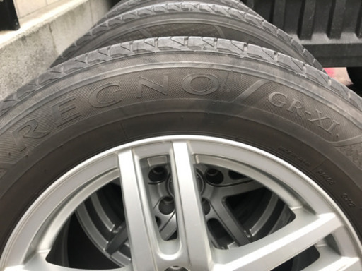 215/60R16 BRIDGESTONE REGNO GR-XI アルミホイール 4本セット 16インチ 6.5j ＋33 PCD1