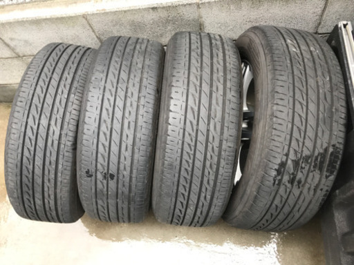 215/60R16 BRIDGESTONE REGNO GR-XI アルミホイール 4本セット 16インチ 6.5j ＋33 PCD1