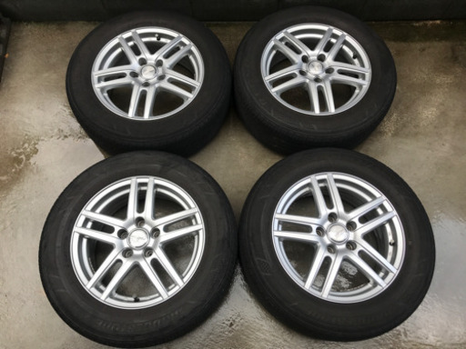 215/60R16 BRIDGESTONE REGNO GR-XI アルミホイール 4本セット 16インチ 6.5j ＋33 PCD114.3 5H