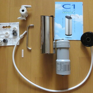 おすすめ浄水器！電源不要・設置簡単・高評価 日本ガイシ CW-401 スリムタイプ 取扱説明書有りの画像