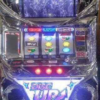 ディスクアップ　実機　白パネル　不要機付き ディスクアップ 実機 ホワイトパネル コイン不要機付 送料無料