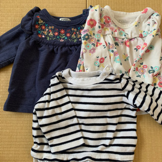 女児秋冬用ベビー服セットの画像