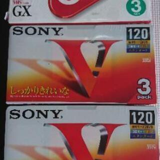新品未使用SONY 3T120VLとmaxell T-120GX...