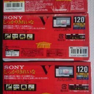 新品未使用SONY 3T120VLとmaxell T-120GXSセットの画像