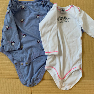 女児秋冬用ベビー服セットの画像