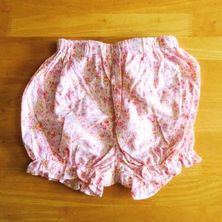 PampleMousse セットアップ ワンピース パンツ 80 花柄　レースの画像