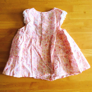 PampleMousse セットアップ ワンピース パンツ 80 花柄　レースの画像
