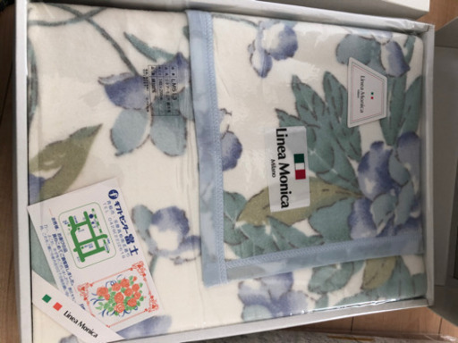 決まりました！新品リネアモニカ綿毛布