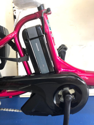 ヤマハ　パスキッスミニ　20インチ 3人乗り 8.9ah デジタル　ピンク　電動自転車　電動アシスト