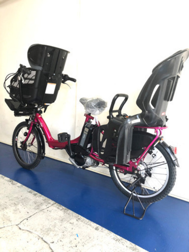 ヤマハ　パスキッスミニ　20インチ 3人乗り 8.9ah デジタル　ピンク　電動自転車　電動アシスト