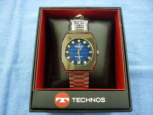 未使用品 TECHNOS テクノス メンズ腕時計 ボラゾン クオーツ 3気圧防水 タングステン リストウォッチ 男性用 札幌 西岡店