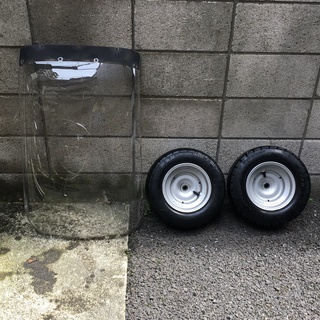 ジャイロキャノピー 　リヤタイヤ&フロントスクリーン