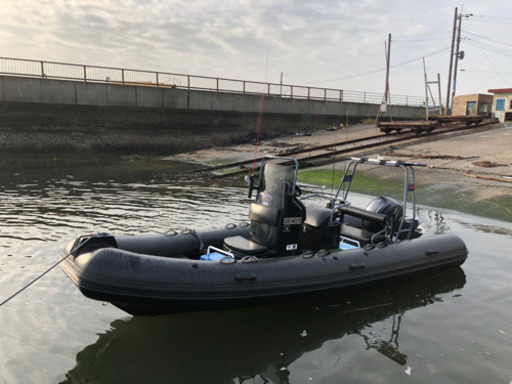 新艇インフレーター RIBボート520(17ft) 新品ヤマハ70馬力　GPS魚探、トレーラー付き
