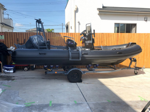 新艇インフレーター RIBボート520(17ft) 新品ヤマハ70馬力　GPS魚探、トレーラー付き