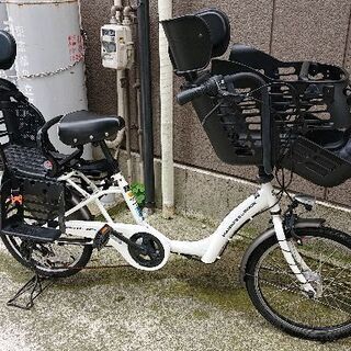 ☆値下げ☆3人乗り 非電動自転車 6段ギア ママフレロック