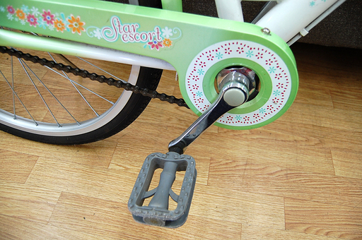 子供用自転車 22インチ ￥7800- ライトグリーン カゴ ライト カギ付 ☆ PayPay(ペイペイ)決済可能 ☆ 札幌市 清田区