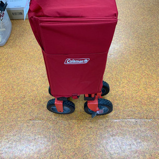 コールマン アウトドアワゴン レッド　キャリーカー アウトドア用品 キャンプ用品の画像