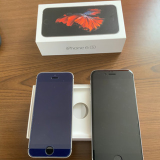 iphone6s 64G  iphone se 32G simフリー　美品の画像