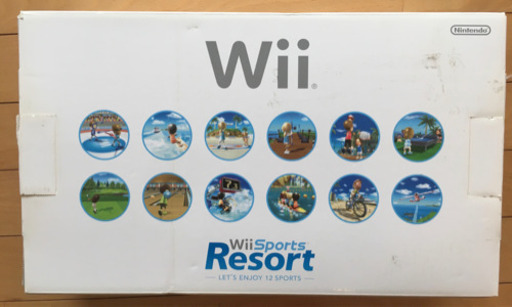 受付終了しました。Wii本体とwiiスポーツリゾートセット