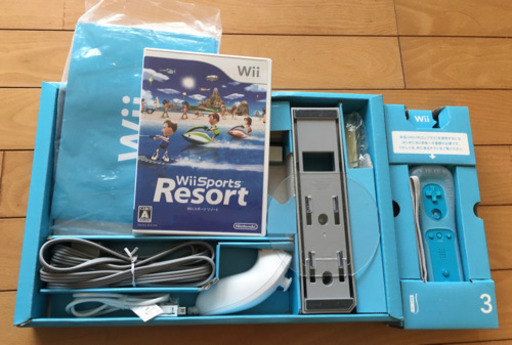 受付終了しました。Wii本体とwiiスポーツリゾートセット