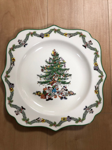 【スポード】SPODE ディズニー　クリスマスツリー　スクエアプレート