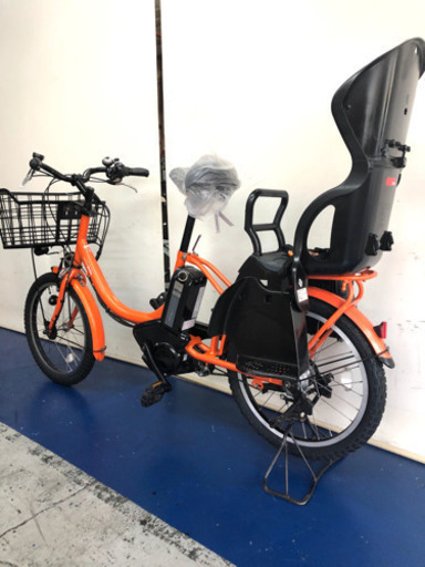 ヤマハ　パスバビー　20インチ 3人乗り　8.9ah デジタル　オレンジ　電動自転車　電動アシスト