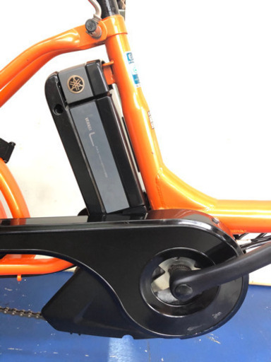 ヤマハ　パスバビー　20インチ 3人乗り　8.9ah デジタル　オレンジ　電動自転車　電動アシスト