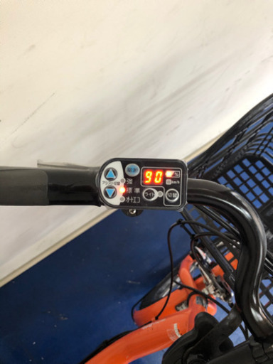 ヤマハ　パスバビー　20インチ 3人乗り　8.9ah デジタル　オレンジ　電動自転車　電動アシスト