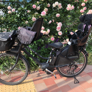 電動自転車 26インチ  ブリヂストン ハイディ2  2人子ども同乗可能です。