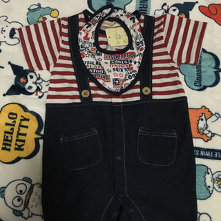 新品　ベビー服90cm スタイ付き