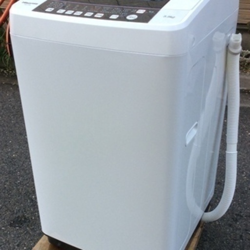 【RKGSE-261-1】特価！ハイセンス/Hisense/5.5kg洗濯機/HW-T55C/中古/2018年製/当社より近隣無料配達OK！