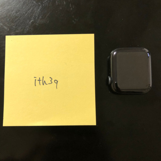 Apple Watch SERIES4 スペースグレイ　ブラックスポーツバンド 