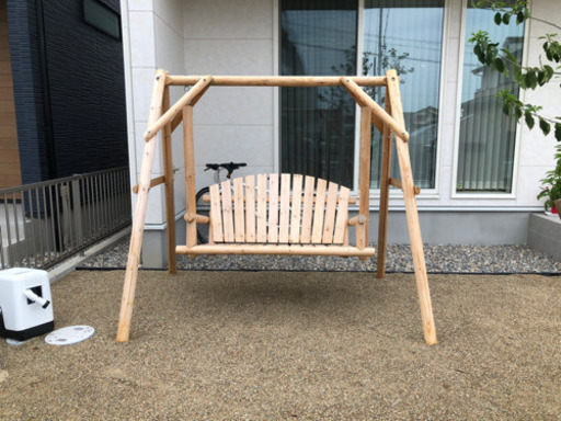 木製ブランコ