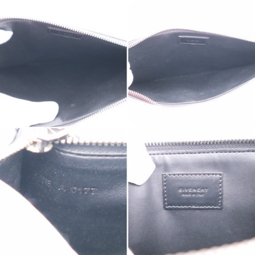 《GIVENCHY/スター プリント クラッチバッグ》ブラック ABランク 美品