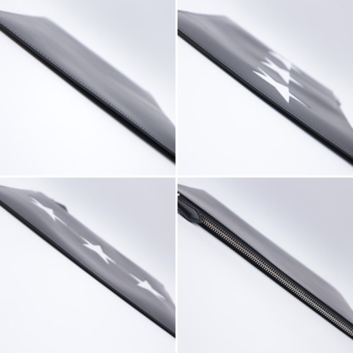 《GIVENCHY/スター プリント クラッチバッグ》ブラック ABランク 美品