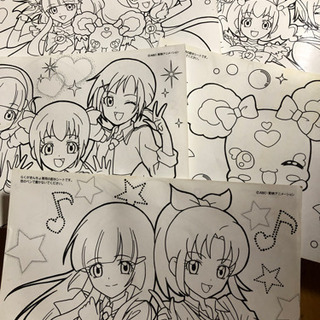 らくがきんちょ  ぬりえシート5枚付き (中古品)の画像