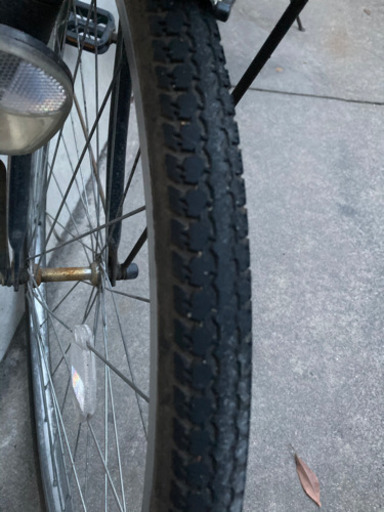自転車取引中