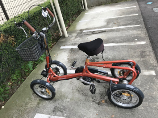 【値下げ】電動アシスト付四輪車 「けんきゃくん」 シニア自転車