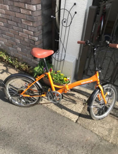 自転車 ミニベロ 折り畳み LEDヘッドライト付属