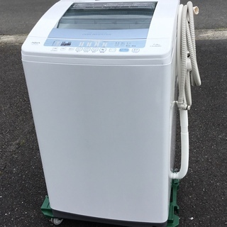 ＜動作・美品＞アクア・全自動洗濯機 (7.0kg) AQW-V700E-W