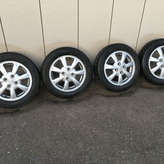 軽自動車用ダイハツ純正ホイール155/65R14・ダンロップエナセーブ