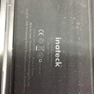 無線 ワイヤレスキーボード Bluetooth iPadAir2用 中古の画像