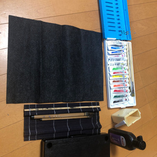 書道　美術絵の具道具