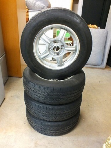 【苫小牧バナナ】BF Goodrich 205/70R15 10年製 アルミ 15×6 1/2J