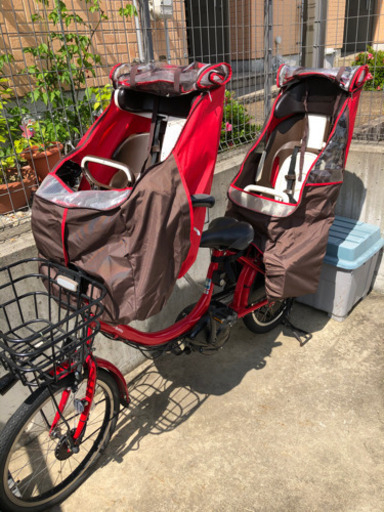 自転車　子供乗せレインカバー前後セット　工房HIRO