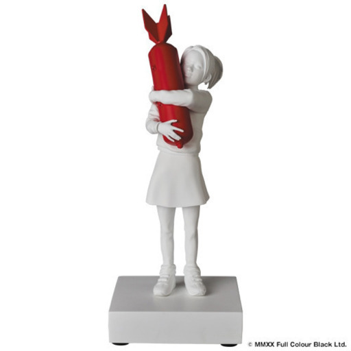 未開封品　MEDICOM TOY banksy bomb hugger red ver.